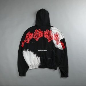 Darc Sport Ohana zip up unisex hoodie in acid wash